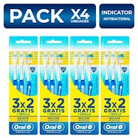 Oral B Cepillo Dental Indicator x3 unidades PackX4